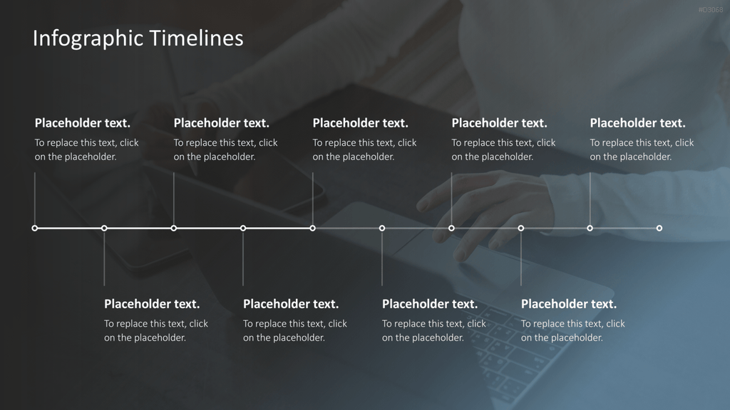 Infografik Timelines PowerPoint-Vorlage