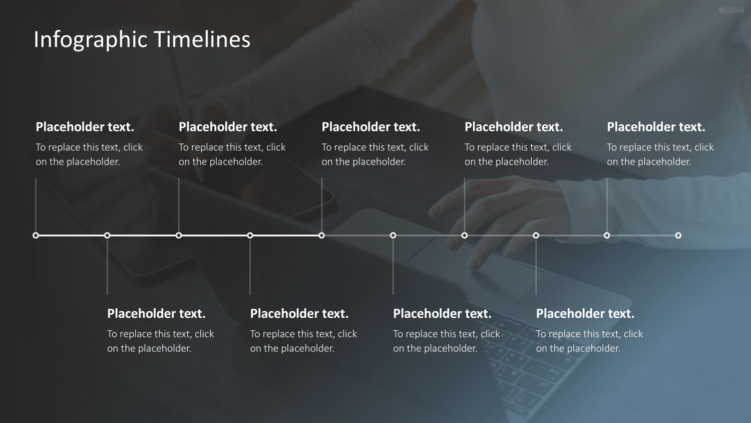 Infografik Timelines PowerPoint-Vorlage