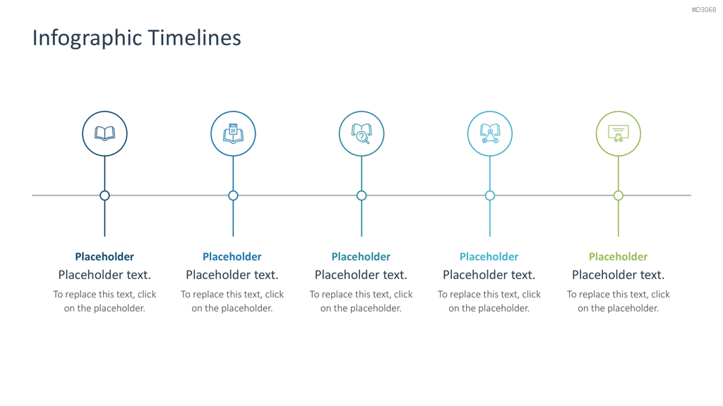 Infografik Timelines PowerPoint-Vorlage