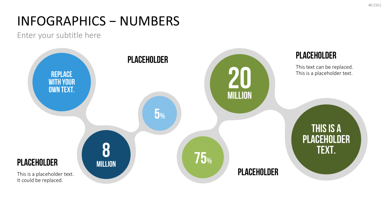 Infografiken Zahlen PowerPoint-Vorlage