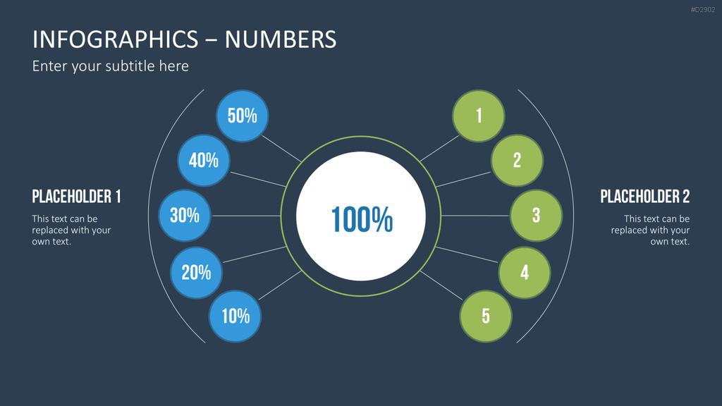 Infografiken Zahlen PowerPoint-Vorlage