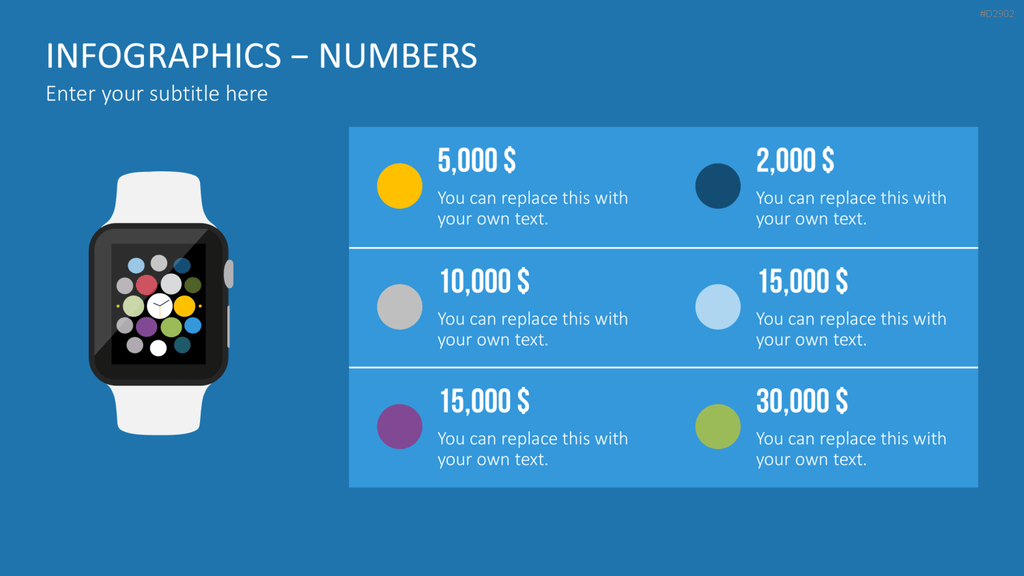 Infografiken Zahlen PowerPoint-Vorlage