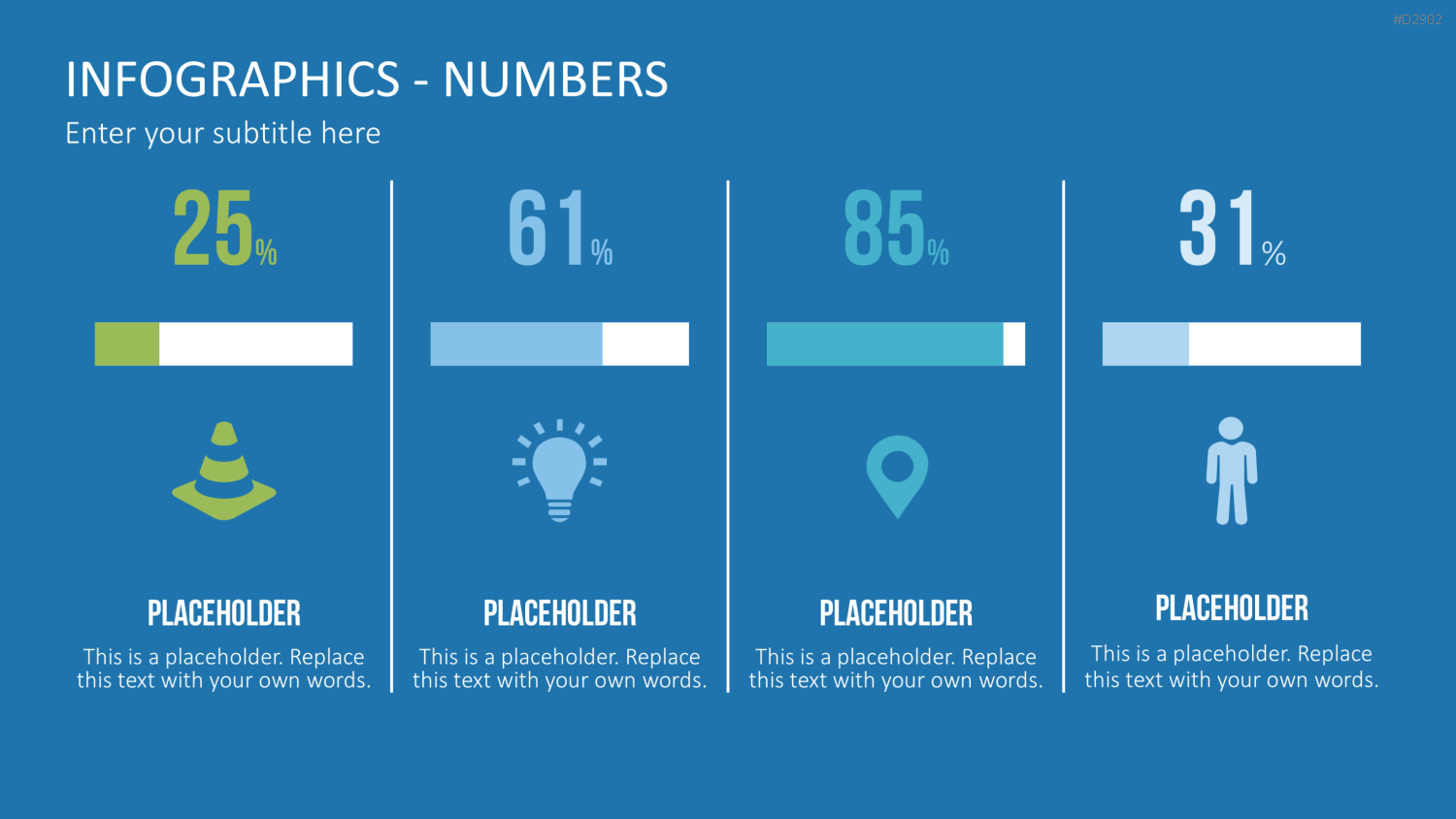 Infografiken Zahlen PowerPoint-Vorlage