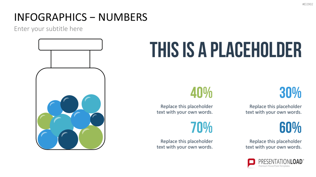 Infografiken Zahlen PowerPoint-Vorlage