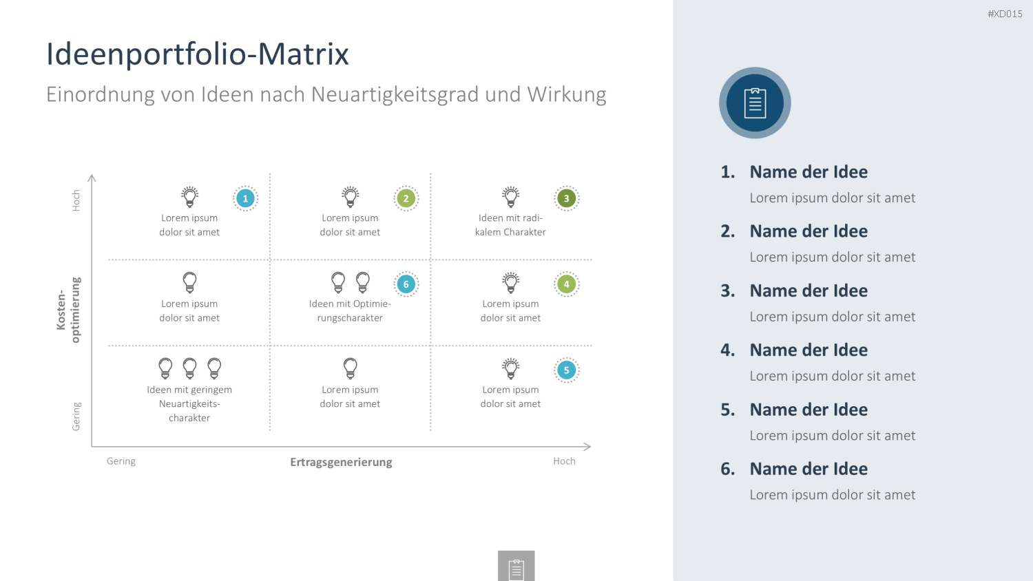 Innovation Kreativität Bundle PowerPoint-Vorlage