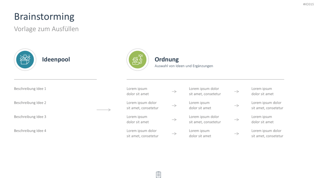 Innovation Kreativität Bundle PowerPoint-Vorlage