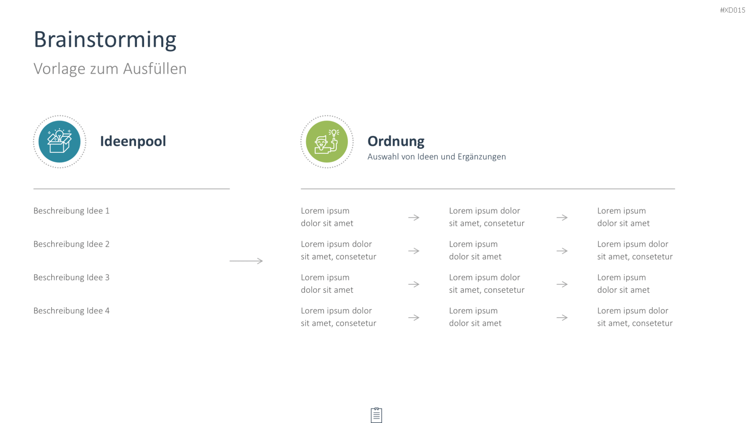 Innovation Kreativität Bundle PowerPoint-Vorlage