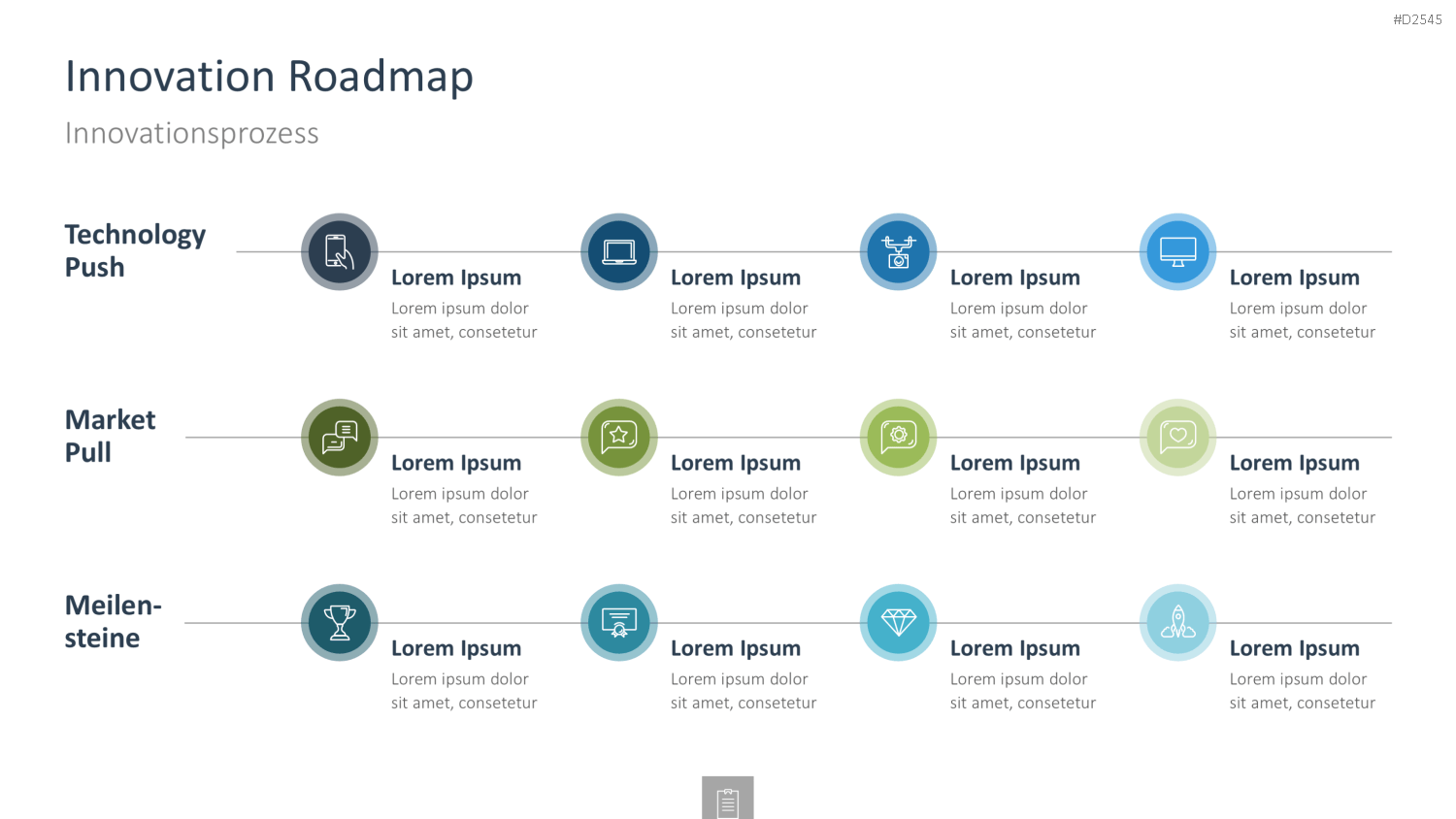 Innovationsmanagement-Toolbox PowerPoint-Vorlage