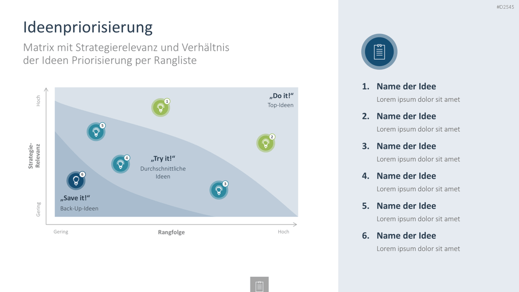 Innovationsmanagement-Toolbox PowerPoint-Vorlage