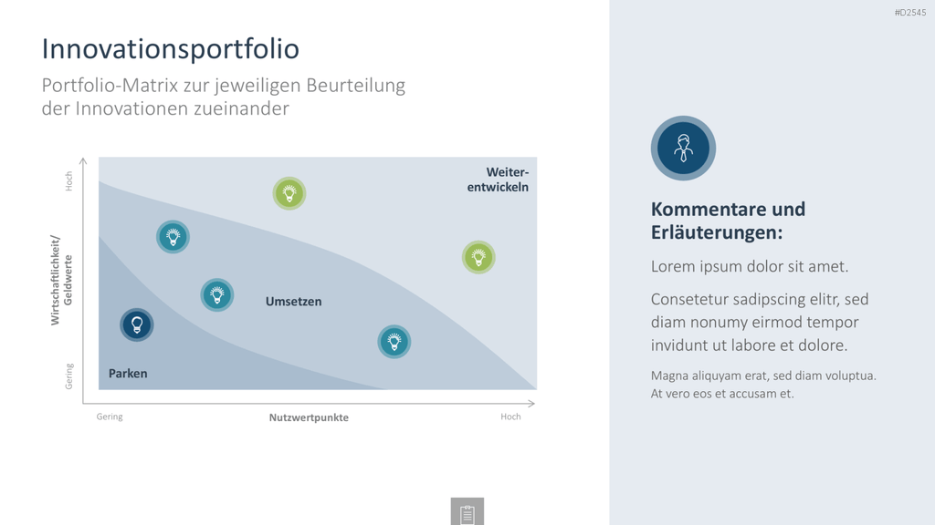 Innovationsmanagement-Toolbox PowerPoint-Vorlage