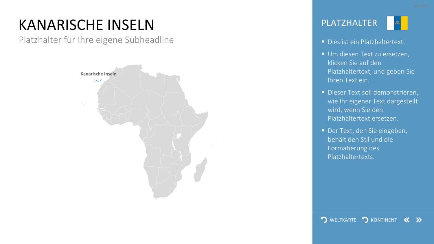 Interaktive Weltkarte PowerPoint-Vorlage