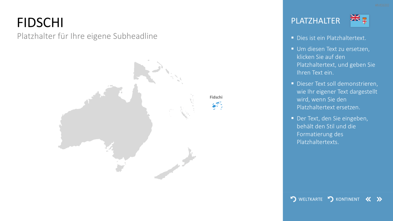 Interaktive Weltkarte PowerPoint-Vorlage