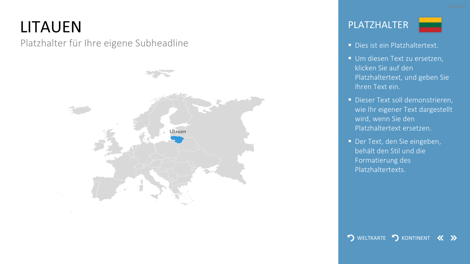 Interaktive Weltkarte PowerPoint-Vorlage