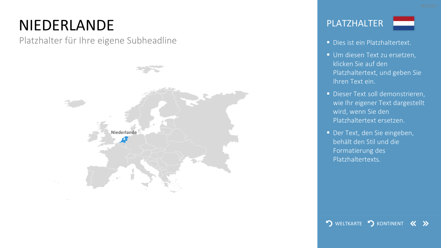 Interaktive Weltkarte PowerPoint-Vorlage