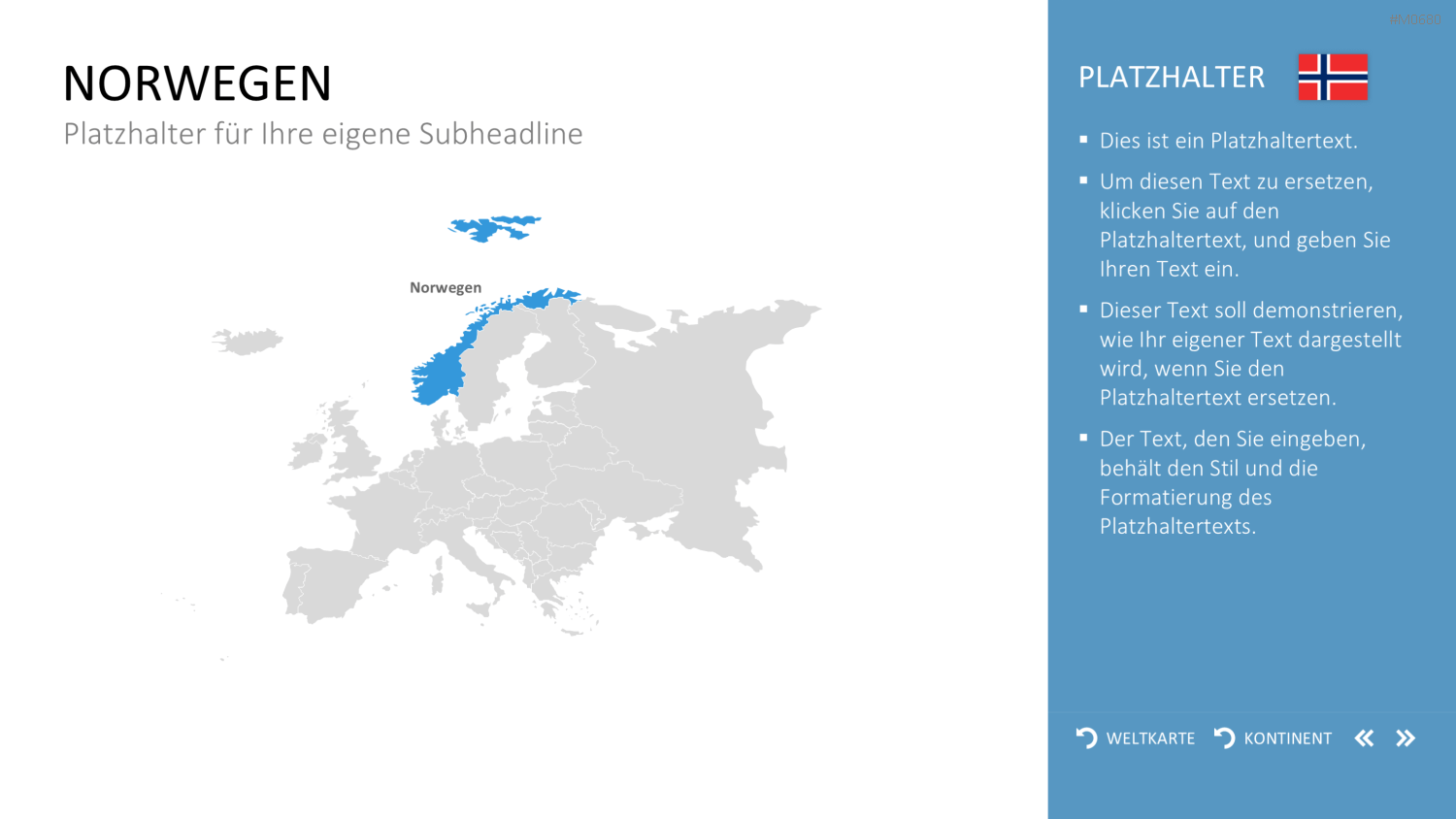 Interaktive Weltkarte PowerPoint-Vorlage