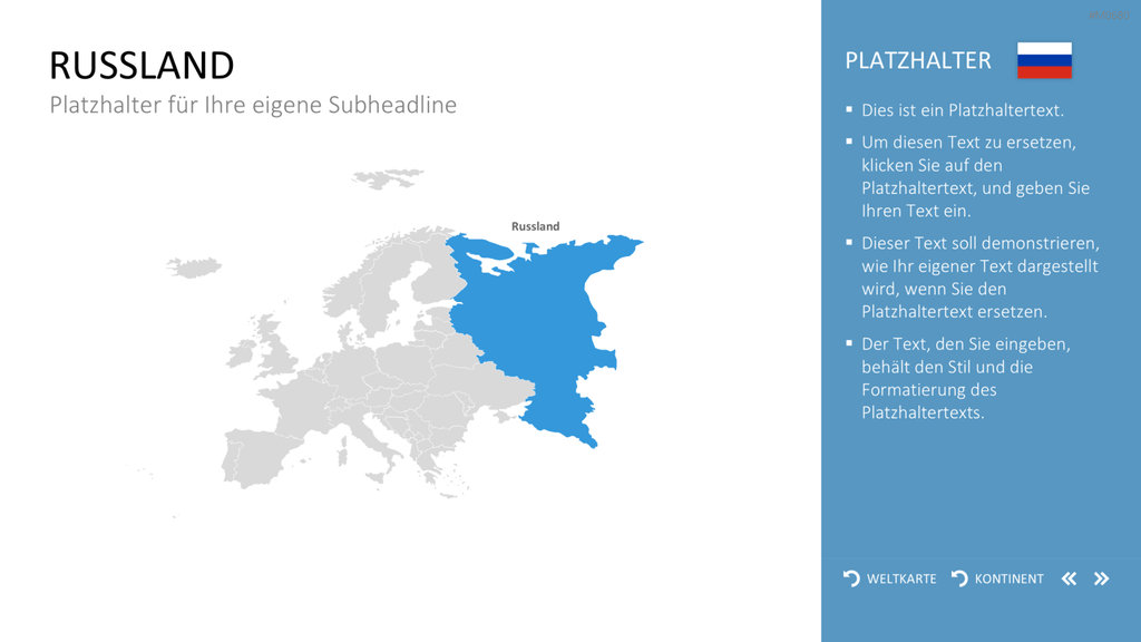 Interaktive Weltkarte PowerPoint-Vorlage