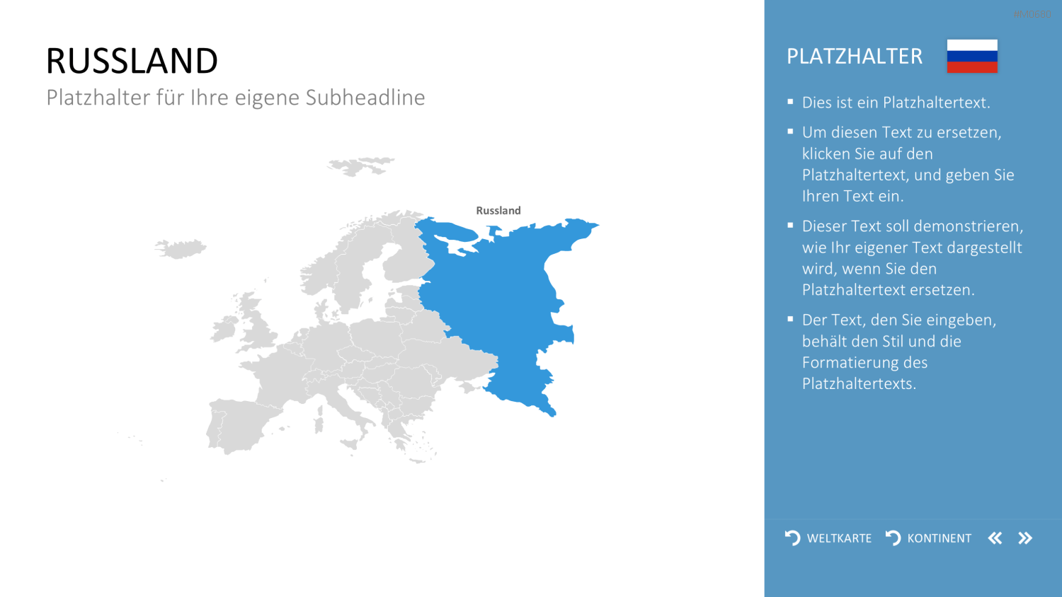 Interaktive Weltkarte PowerPoint-Vorlage
