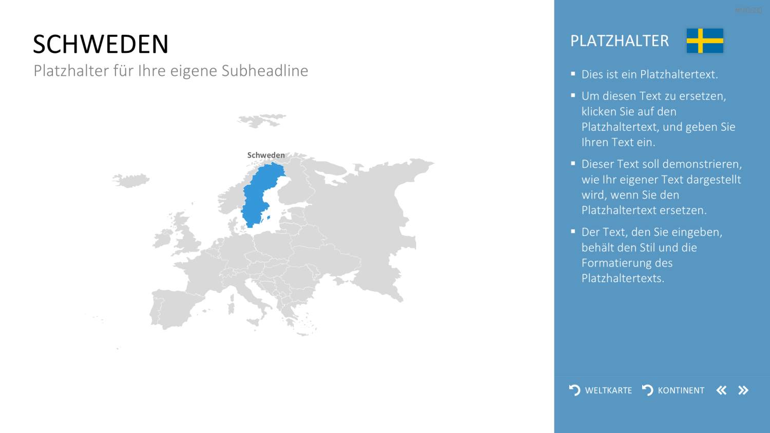 Interaktive Weltkarte PowerPoint-Vorlage