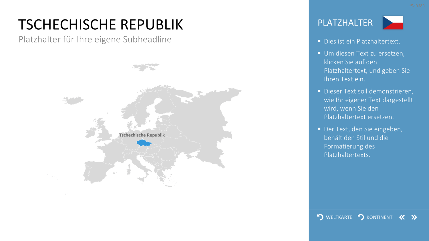Interaktive Weltkarte PowerPoint-Vorlage