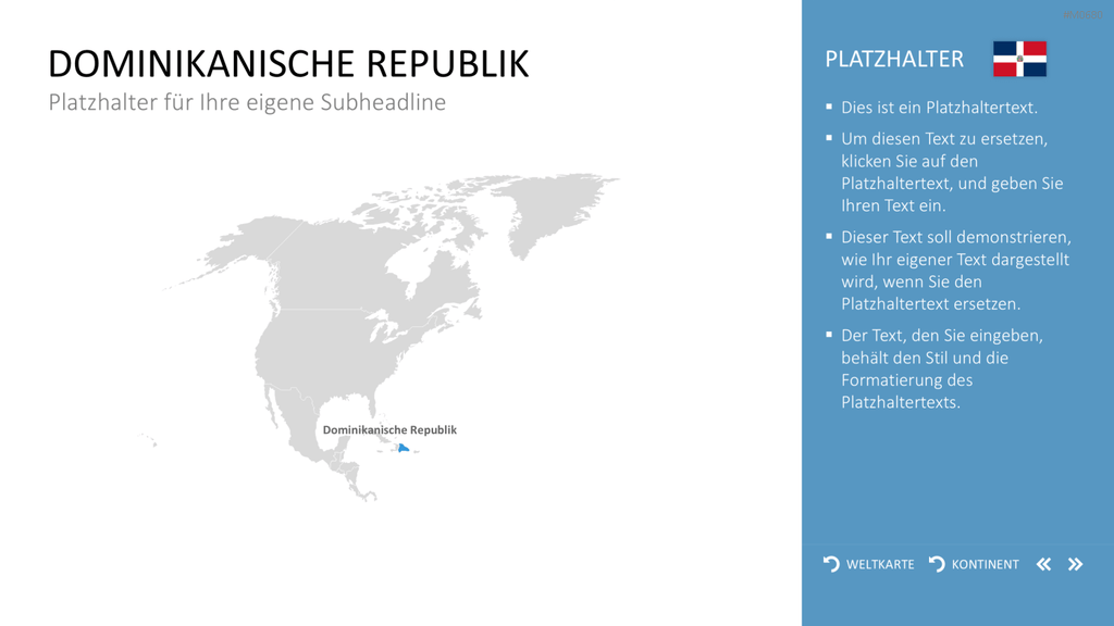 Interaktive Weltkarte PowerPoint-Vorlage
