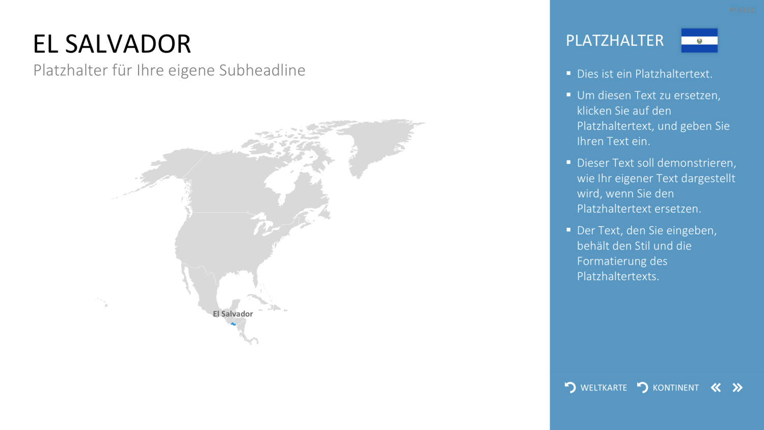 Interaktive Weltkarte PowerPoint-Vorlage