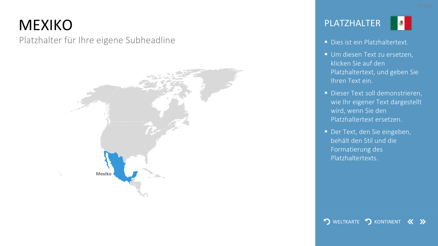 Interaktive Weltkarte PowerPoint-Vorlage