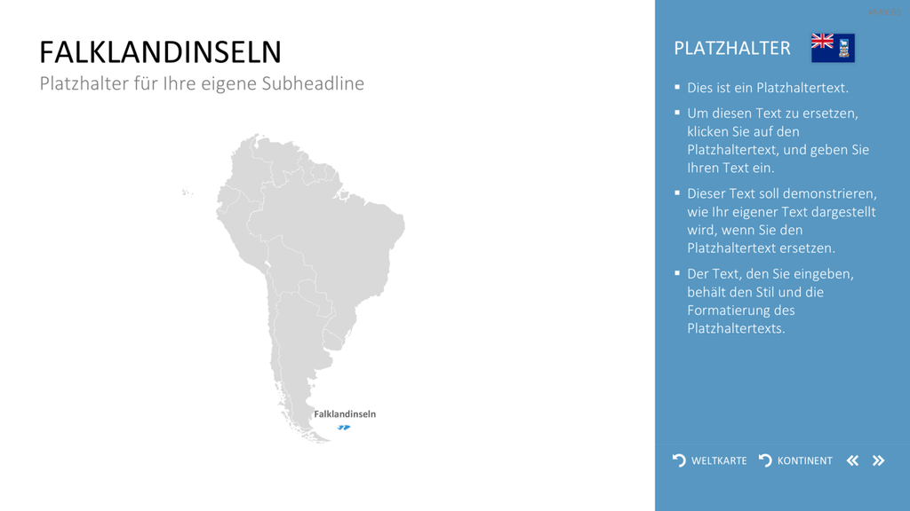 Interaktive Weltkarte PowerPoint-Vorlage
