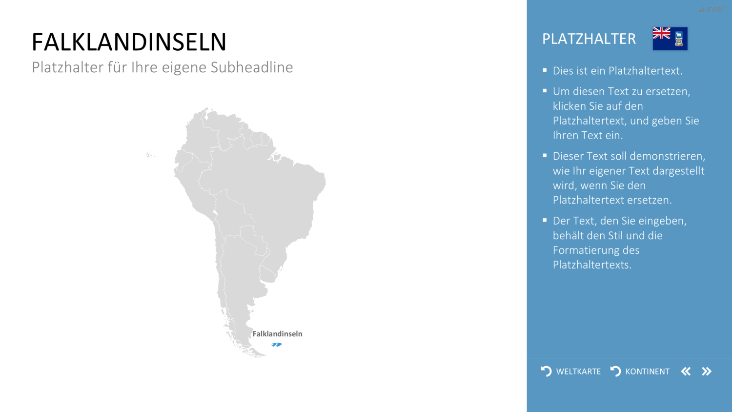 Interaktive Weltkarte PowerPoint-Vorlage