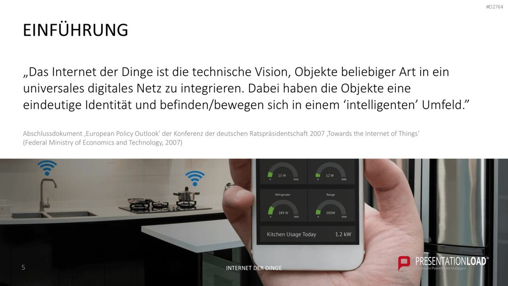 Internet der Dinge PowerPoint-Vorlage