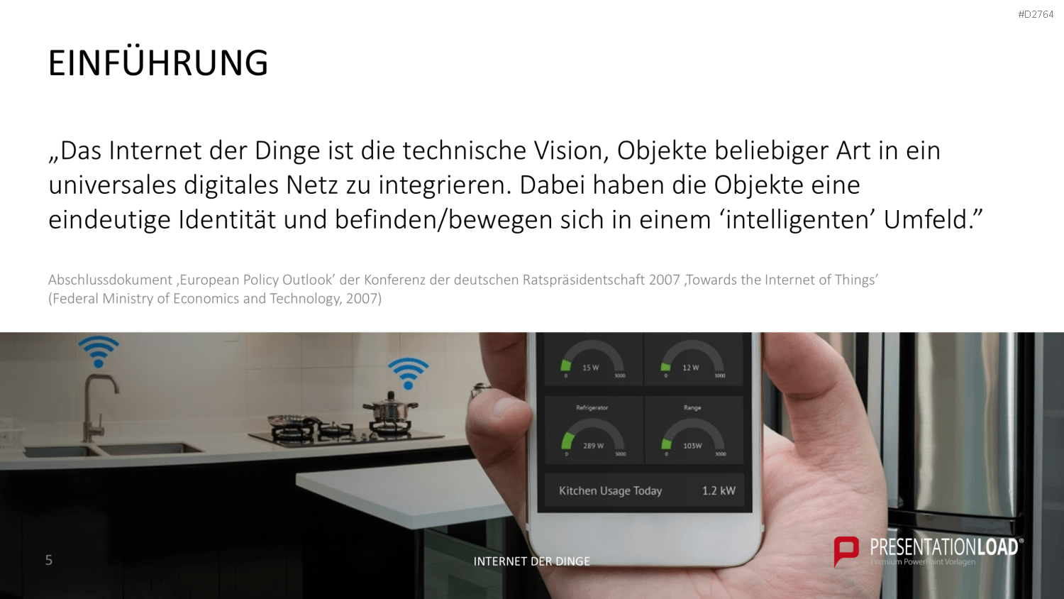 Internet der Dinge PowerPoint-Vorlage
