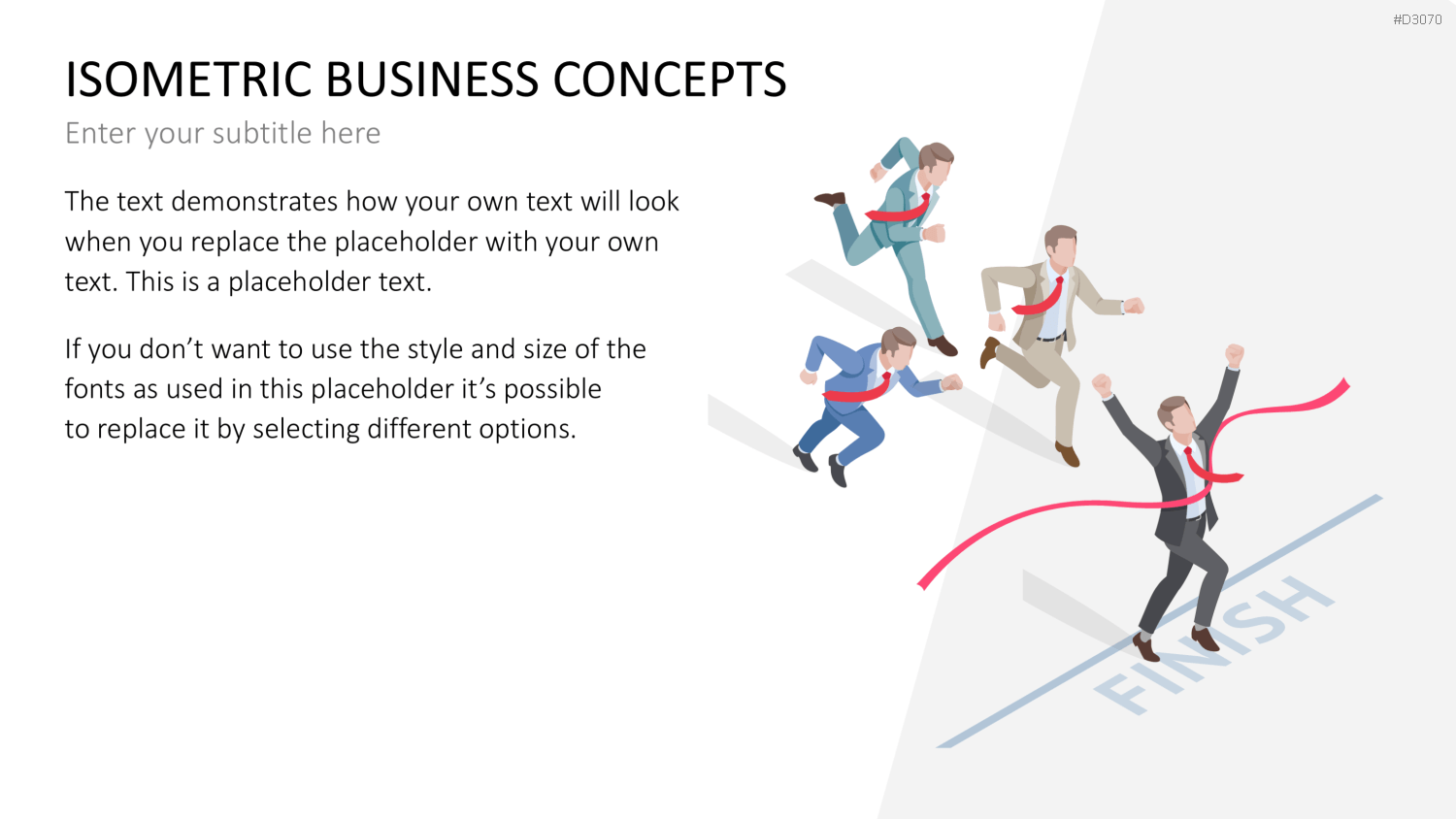 Isometrische Business-Grafiken PowerPoint-Vorlage