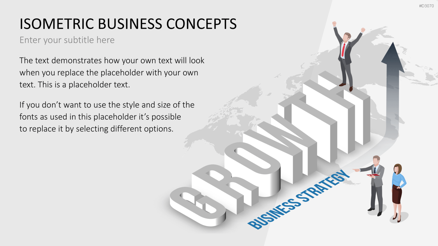 Isometrische Business-Grafiken PowerPoint-Vorlage