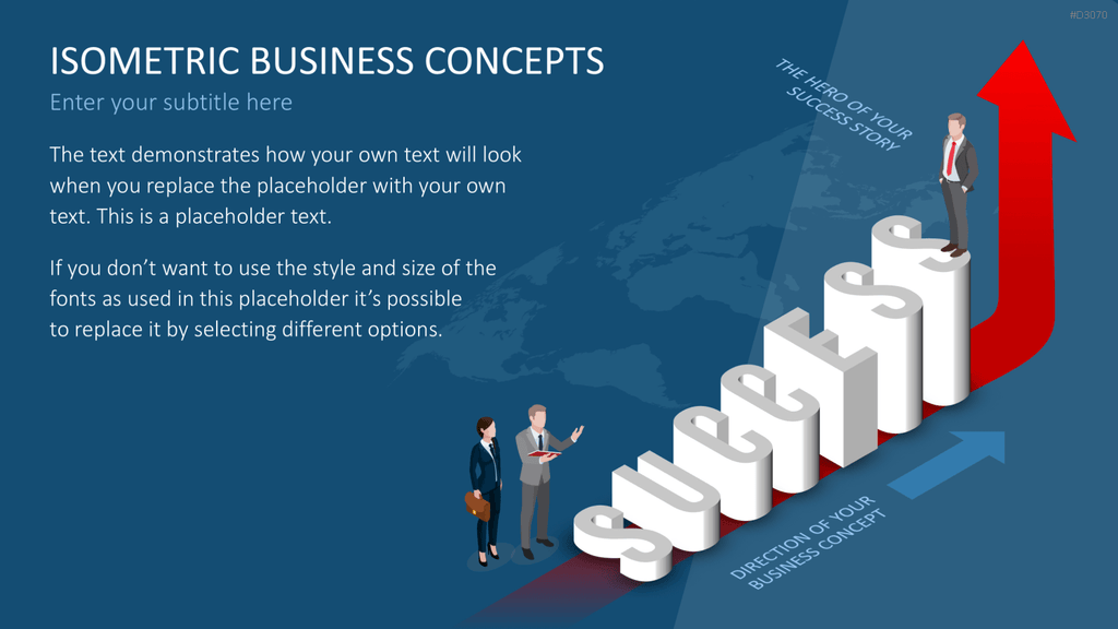 Isometrische Business-Grafiken PowerPoint-Vorlage
