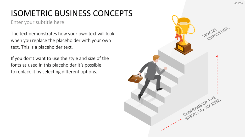 Isometrische Business-Grafiken PowerPoint-Vorlage