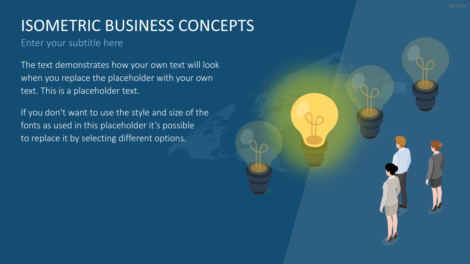 Isometrische Business-Grafiken PowerPoint-Vorlage
