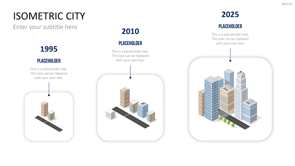 Isometric City PowerPoint-Vorlage