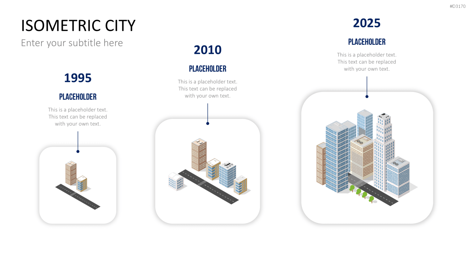 Isometric City PowerPoint-Vorlage