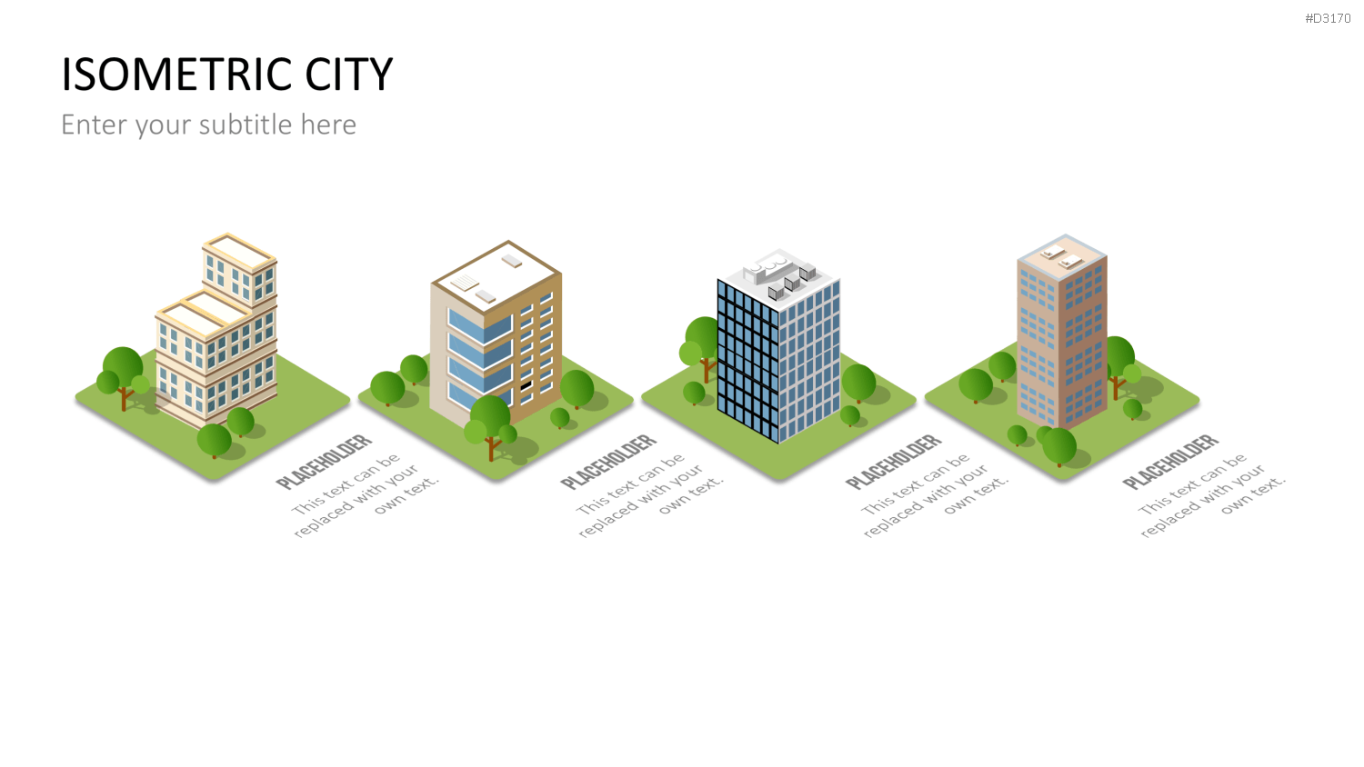 Isometric City PowerPoint-Vorlage