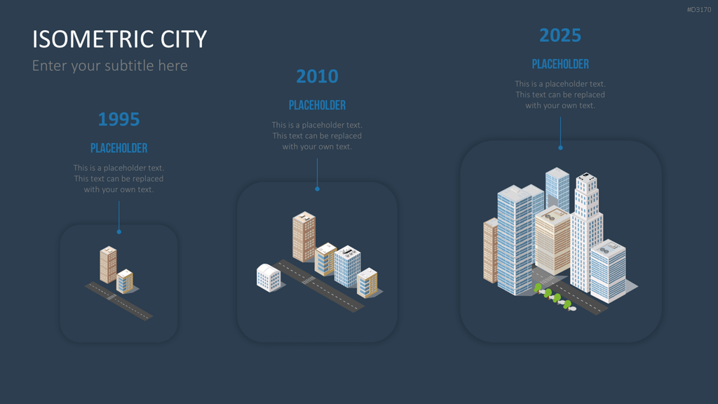 Isometric City PowerPoint-Vorlage