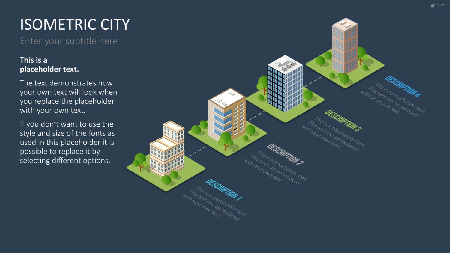 Isometric City PowerPoint-Vorlage