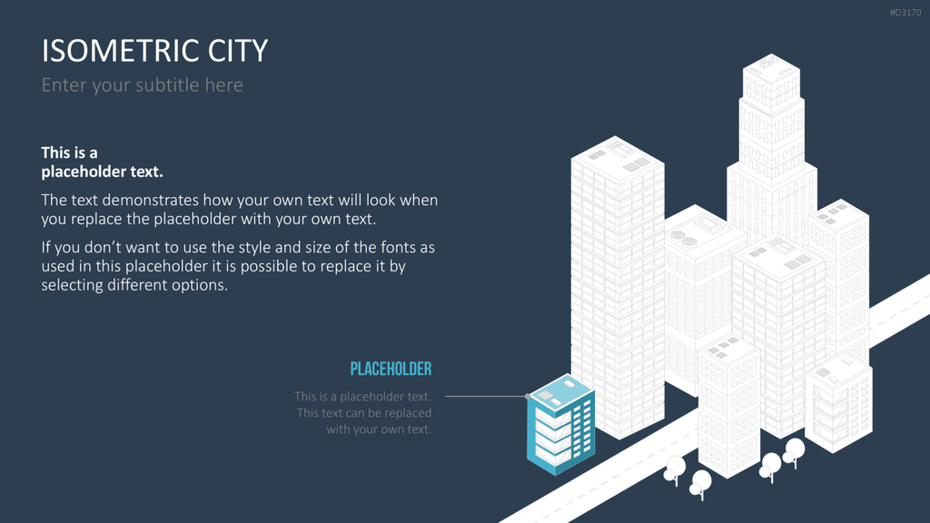 Isometric City PowerPoint-Vorlage