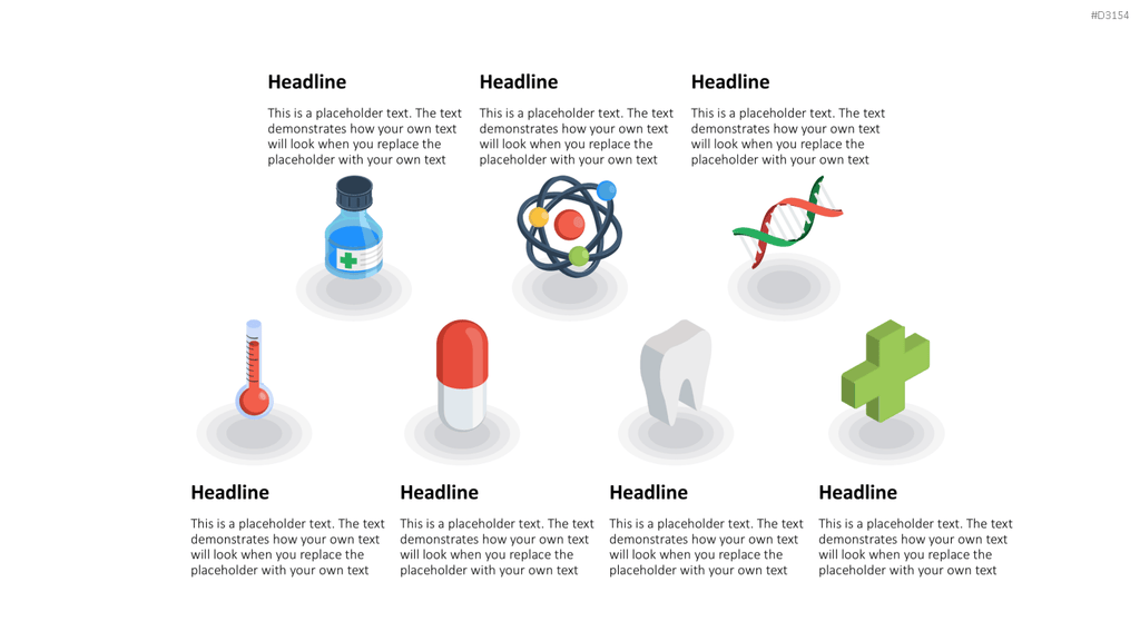 Isometric Icons PowerPoint-Vorlage