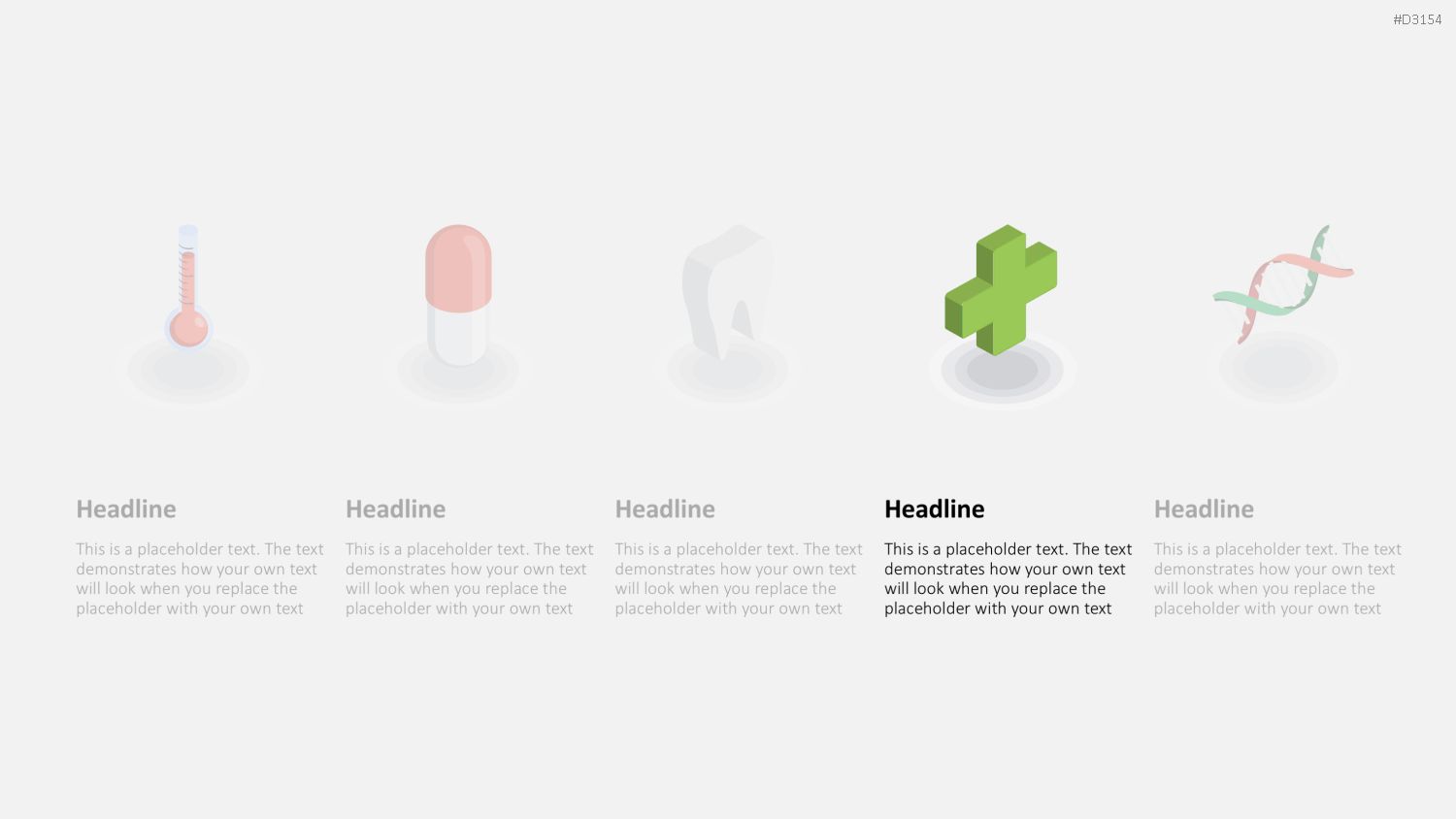 Isometric Icons PowerPoint-Vorlage