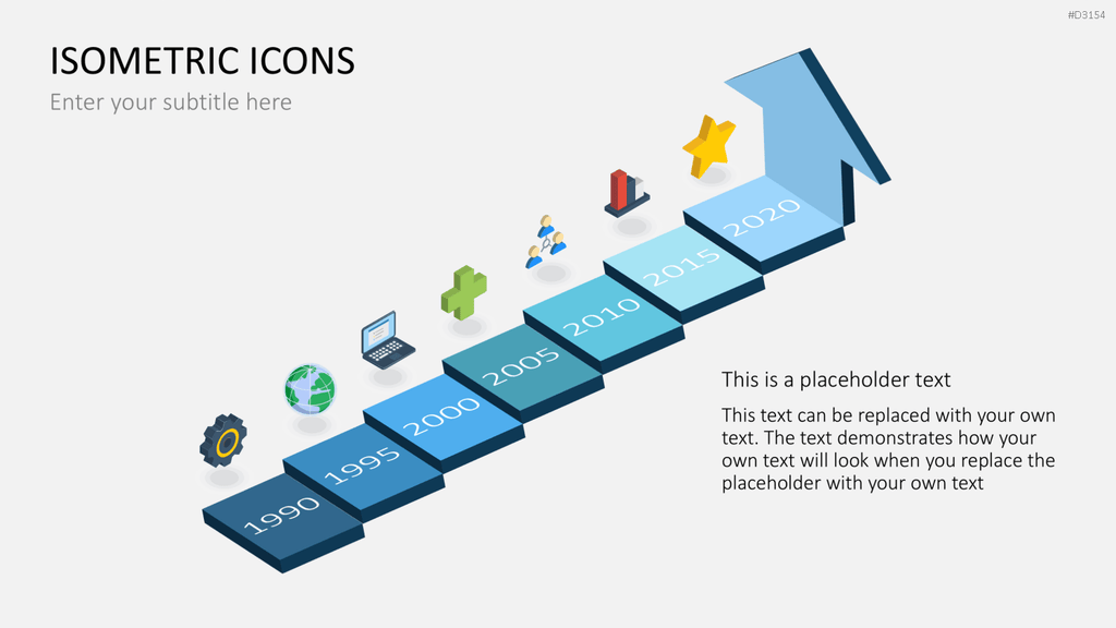 Isometric Icons PowerPoint-Vorlage