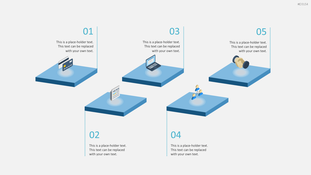 Isometric Icons PowerPoint-Vorlage