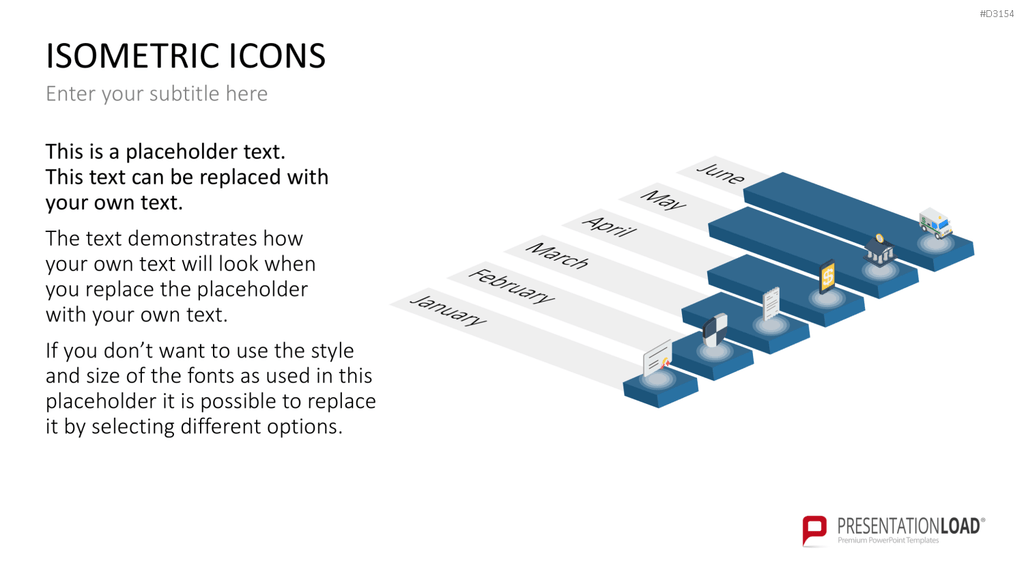 Isometric Icons PowerPoint-Vorlage