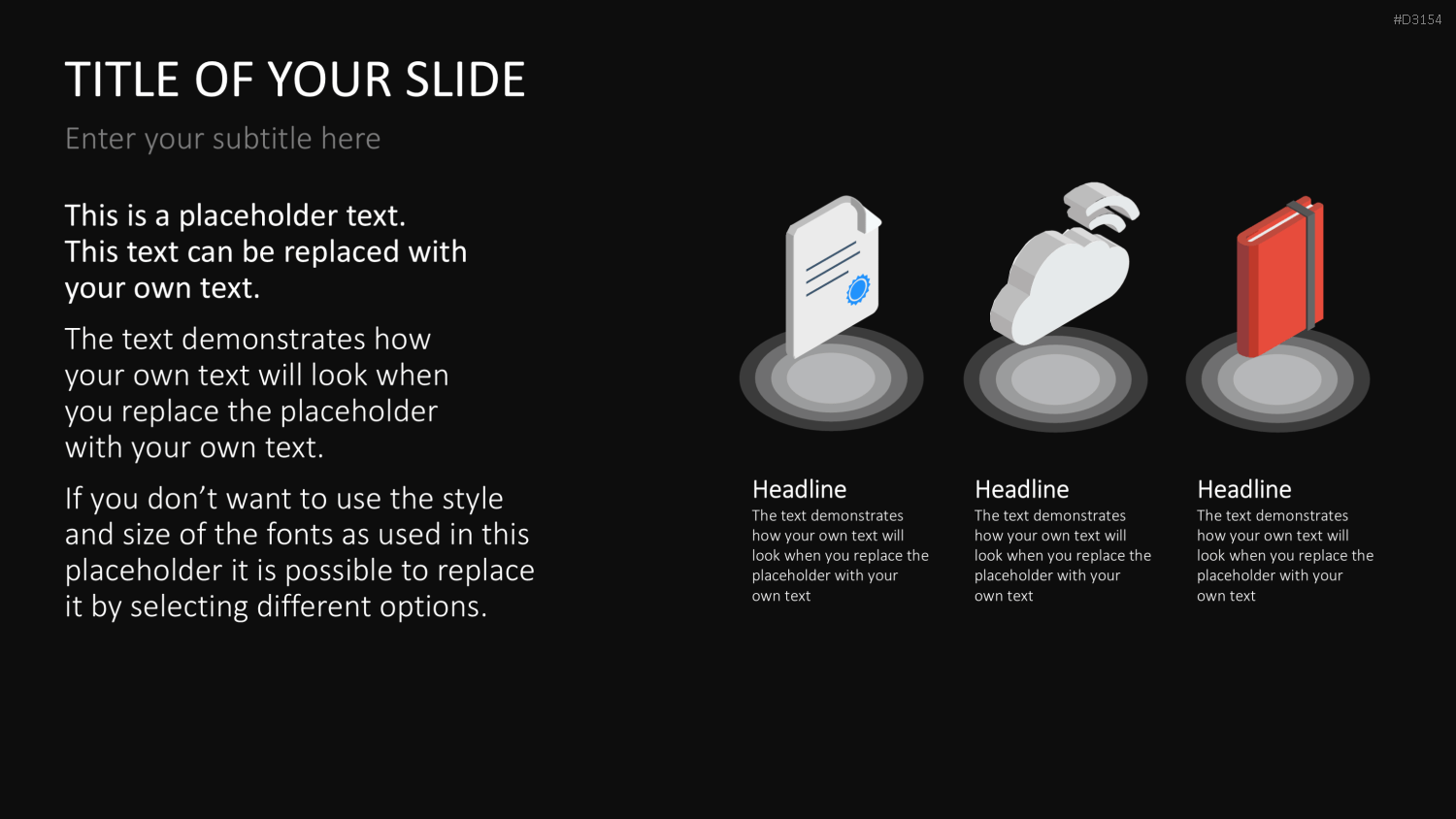 Isometric Icons PowerPoint-Vorlage