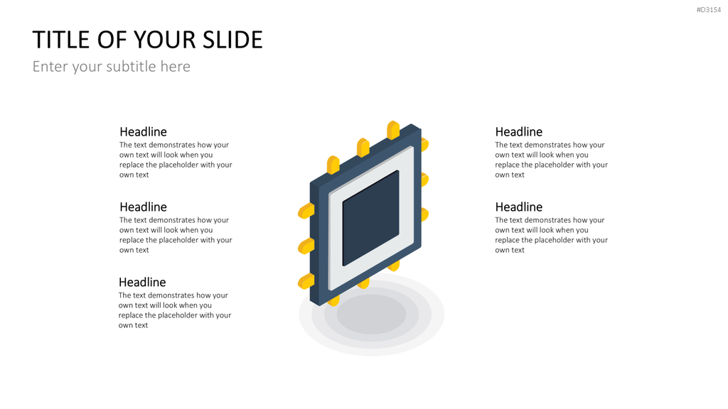 Isometric Icons PowerPoint-Vorlage
