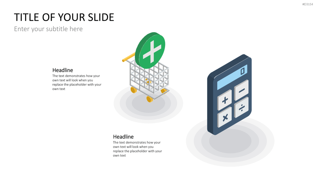 Isometric Icons PowerPoint-Vorlage