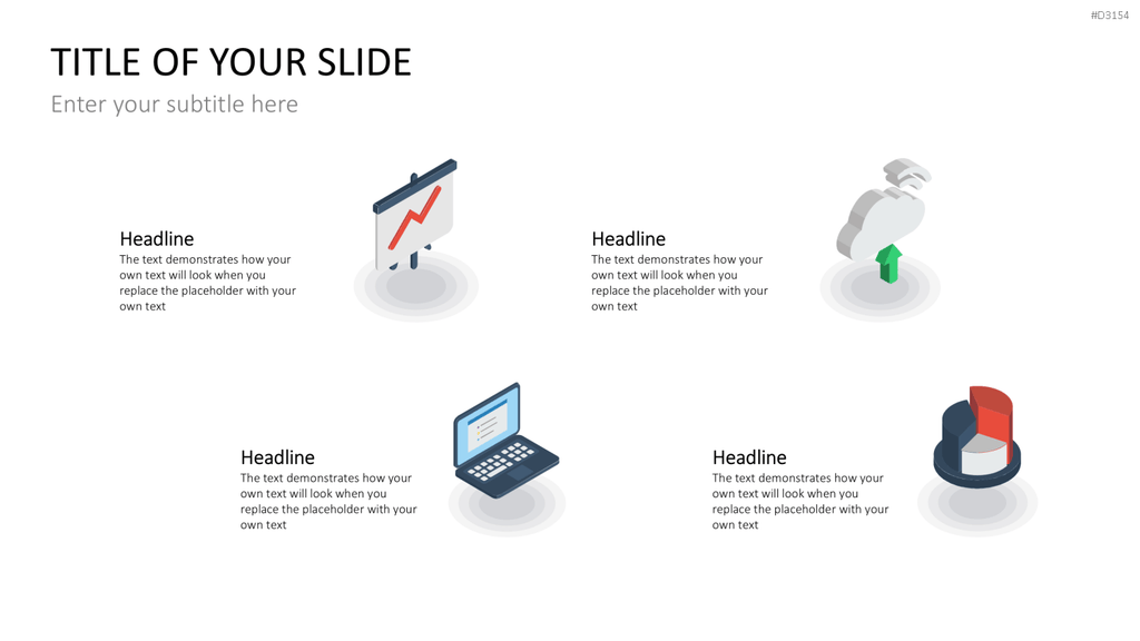 Isometric Icons PowerPoint-Vorlage